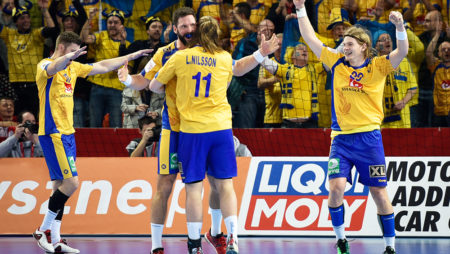 Sverige besegrade Egypten i gruppfinalen i handbolls-VM