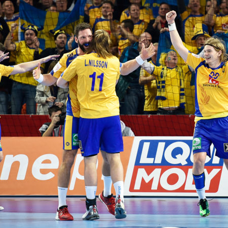 Sverige besegrade Egypten i gruppfinalen i handbolls-VM