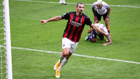 Zlatan tvåmålsskytt i bortamötet mot Cagliari